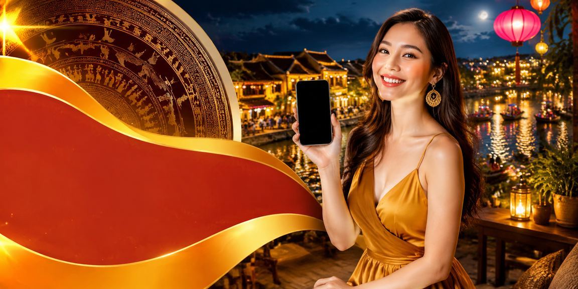 Người dùng sử dụng ứng dụng kv3 trên điện thoại tại Hội An