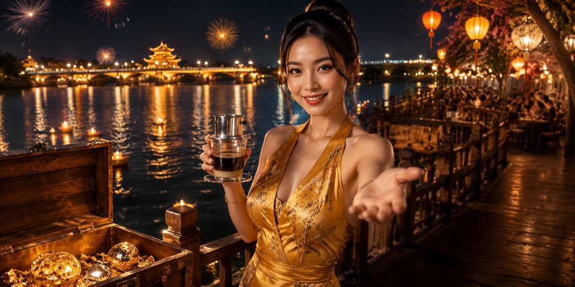 Người dùng Việt Nam thư giãn với cà phê và xem tỷ lệ cá cược trên điện thoại tại Huế